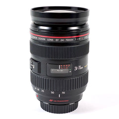 キヤノン Canon EF 24-70mm F2.8L USM 一眼カメラ用レンズ（オートフォーカス） 【中古】cambb
