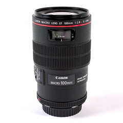 キヤノン Canon EF 100mm F2.8L MACRO IS USM 一眼カメラ用レンズ（オートフォーカス） 【中古】cambb