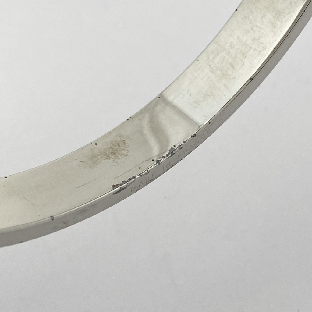 エルメス ケリー バングル 腕輪 カデナ バングル メタル レザー シルバー レッド レディース 【中古】bracc