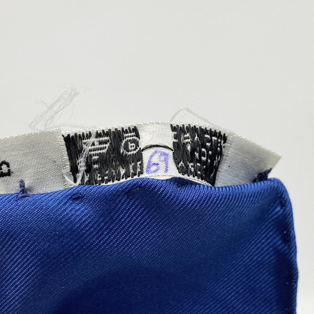 エルメス カレ 90 Poste et Cavalerie サーベル飾り袋 スカーフ シルク ブルー マルチカラー レディース 【中古】brbag