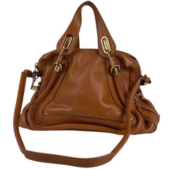 クロエ パラティ ハンドバッグ 2WAY ショルダーバッグ ハンドバッグ レザー ブラウン レディース 【中古】brbag