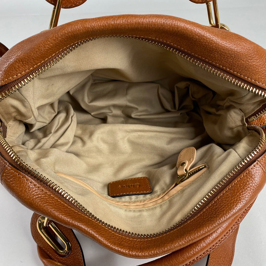 クロエ パラティ ハンドバッグ ２WAY ショルダーバッグ ハンドバッグ レザー ブラウン レディース 【中古】brbag