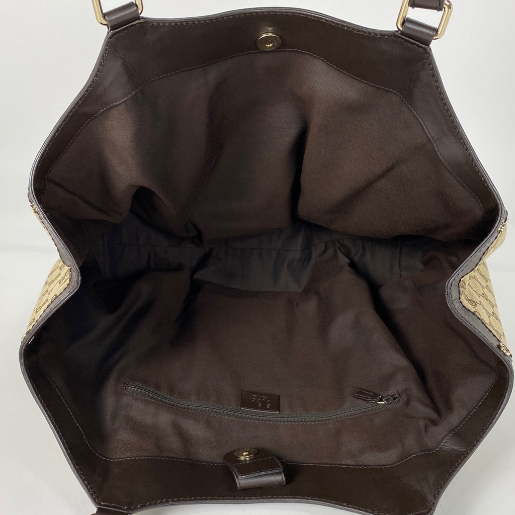 グッチ GGキャンバス トート ブラウン GUCCI GGキャンバストート ブラウン 267474 Canvas – VALTIQUE