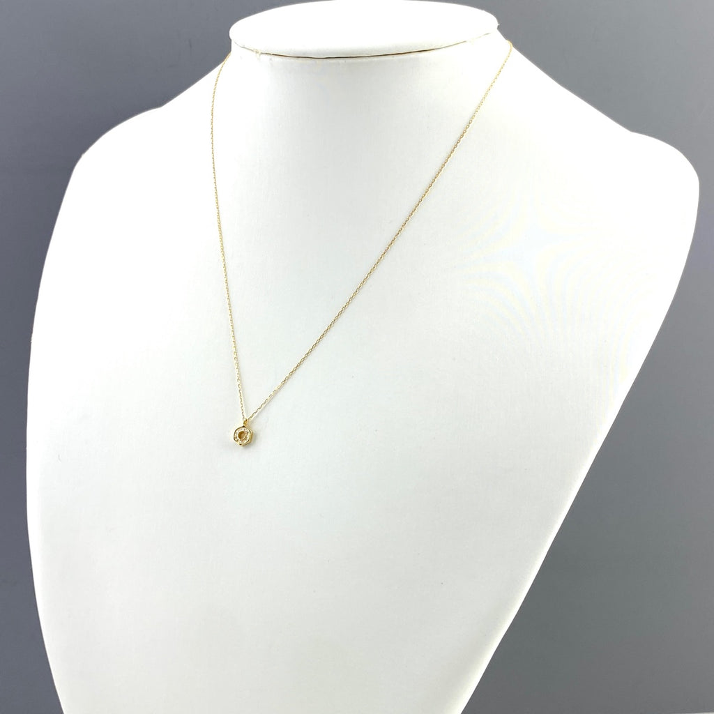 アーカー ルーシュ ネックレス YG イエローゴールド ペンダント ネックレス K18 ダイヤモンド レディース 【中古】brjwl