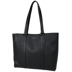 コーチ ロゴ トートバッグ 2WAY ハンドバッグ ショルダーバッグ トートバッグ レザー ブラック C8157 レディース 【中古】brbag