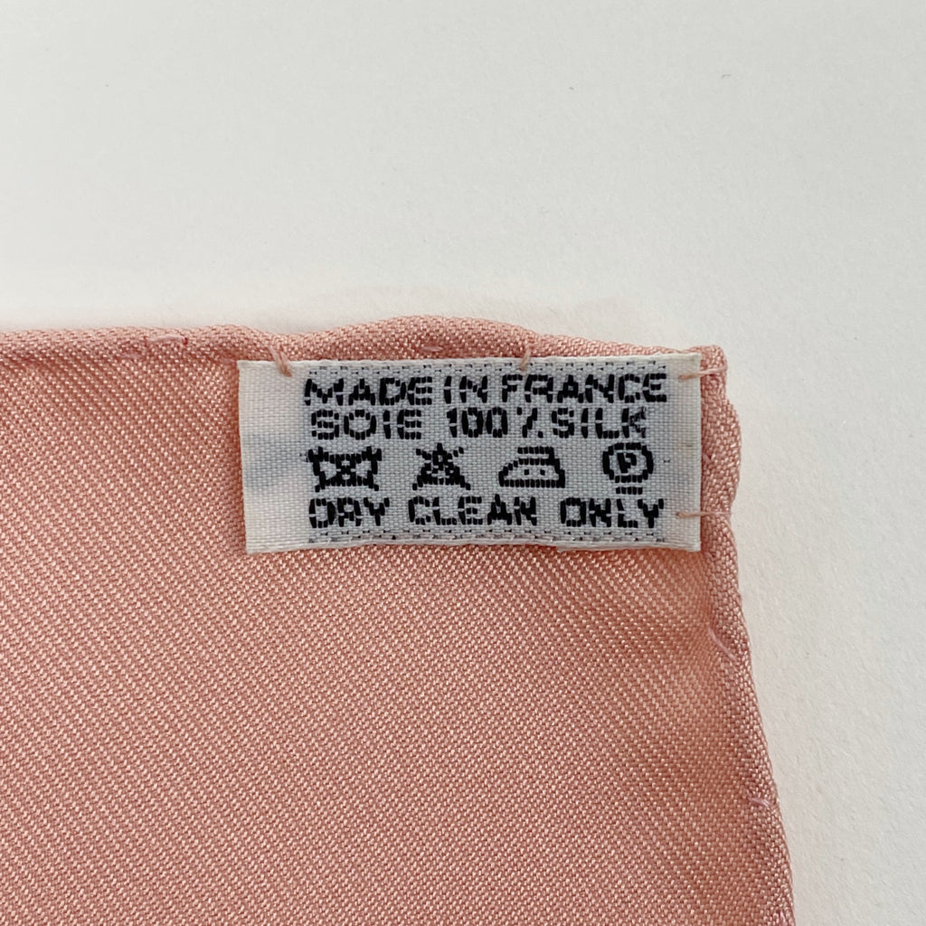エルメス カレ 90 Escales mediterraneennes 地中海の港町 スカーフ シルク ピンク マルチカラー レディース 【中古】brbag