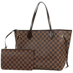 ルイ・ヴィトン ネヴァーフル MM ショルダーバッグ トートバッグ ダミエ ブラウン N41358 レディース 【中古】brbag