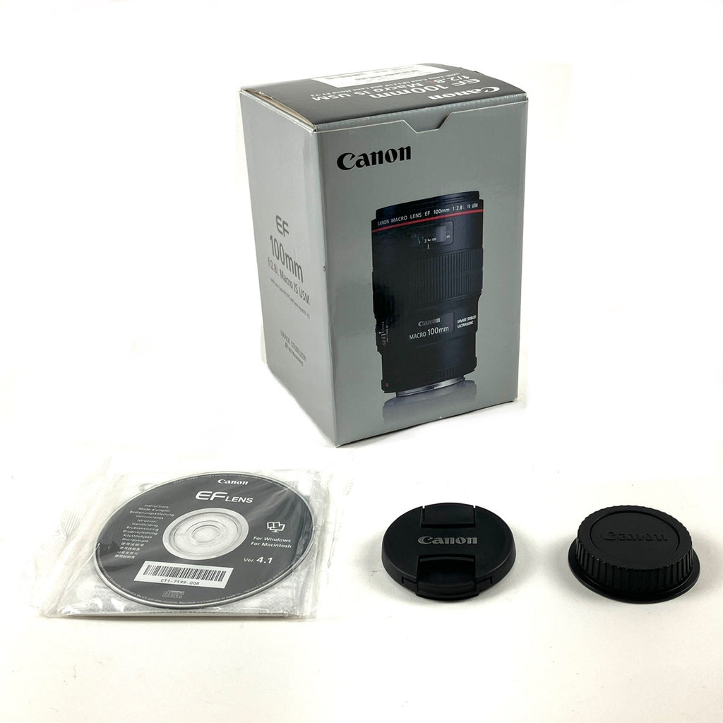 キヤノン Canon EF 100mm F2.8L MACRO IS USM 一眼カメラ用レンズ（オートフォーカス） 【中古】cambb