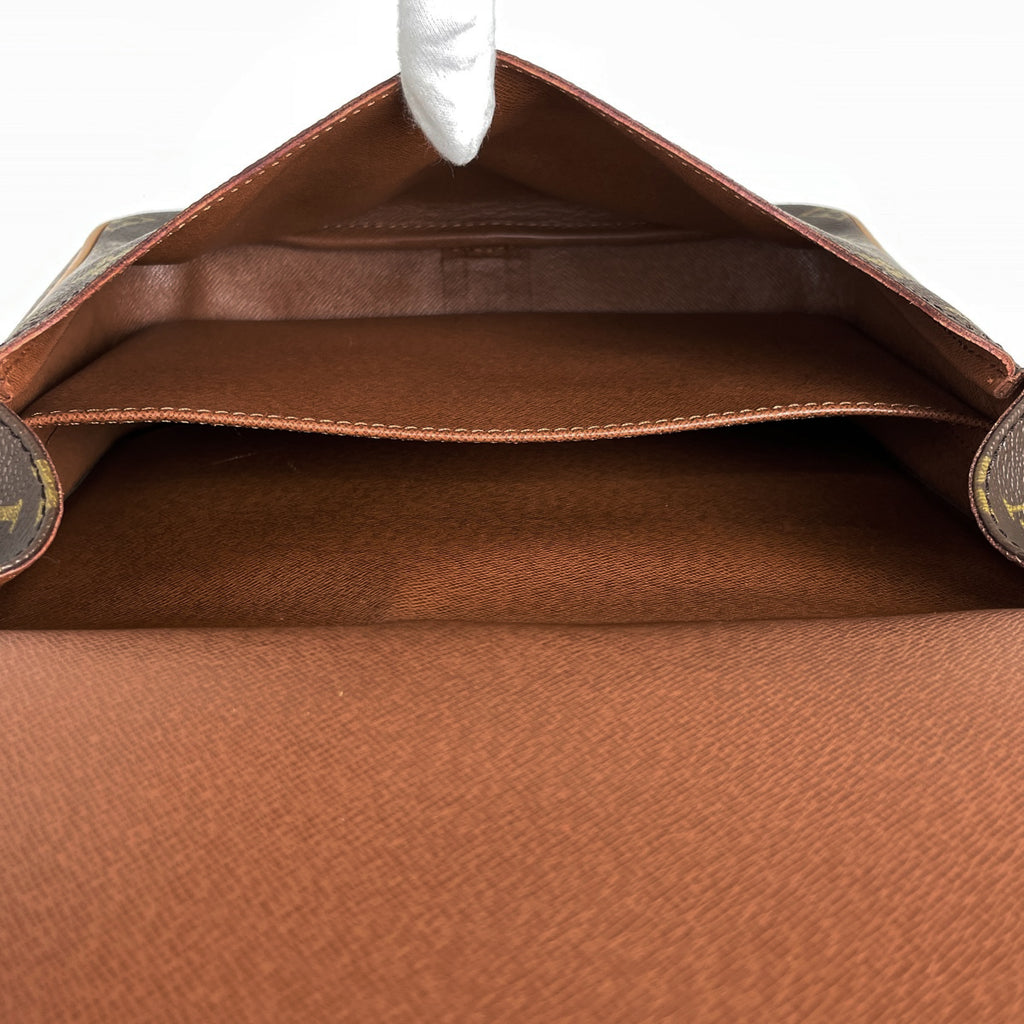ルイ・ヴィトン カルトシエール 斜め掛け ショルダーバッグ モノグラム ブラウン M51252 レディース 【中古】brbag