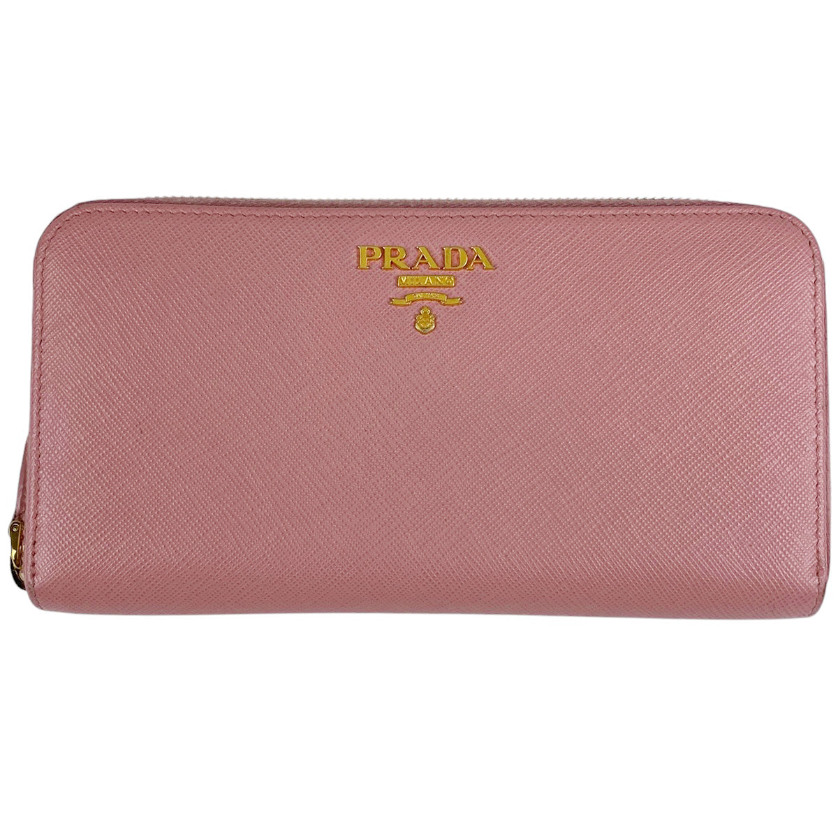 週末限定値下げ　PRADA プラダ　ラウンドジッパー　赤　小銭入れ　お札入れ 月末限定値下げPRADA プラダラウンドジッパー赤小銭入れお札入れ