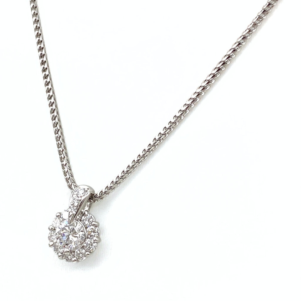 モニッケンダム ダイヤモンド デザインネックレス プラチナ ペンダント ネックレス Pt900 Pt850 ダイヤモンド レディース 【中古】brjwl