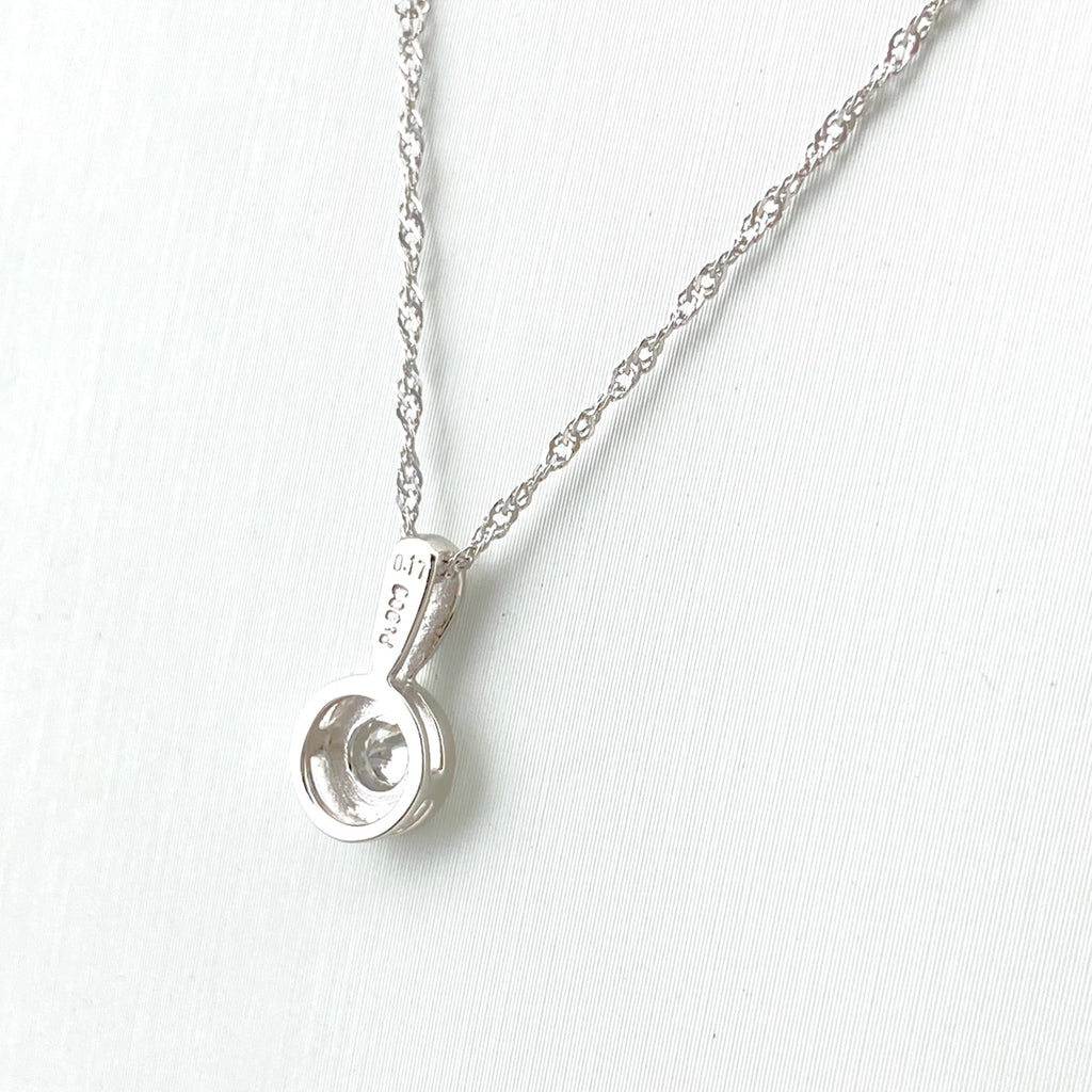 ダイヤモンド デザインネックレス プラチナ ペンダント ネックレス Pt900 Pt850 ダイヤモンド レディース 【中古】nbjwl