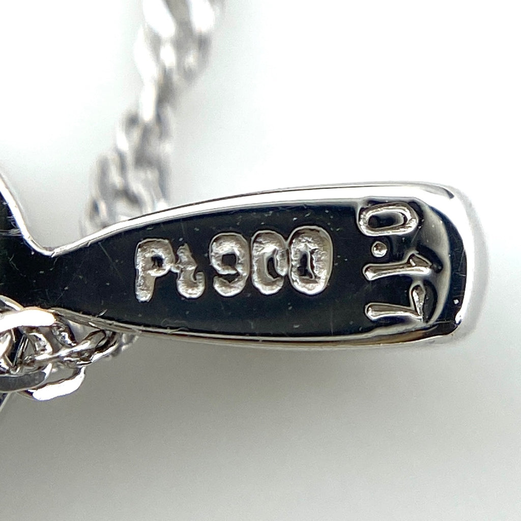 ダイヤモンド デザインネックレス プラチナ ペンダント ネックレス Pt900 Pt850 ダイヤモンド レディース 【中古】nbjwl