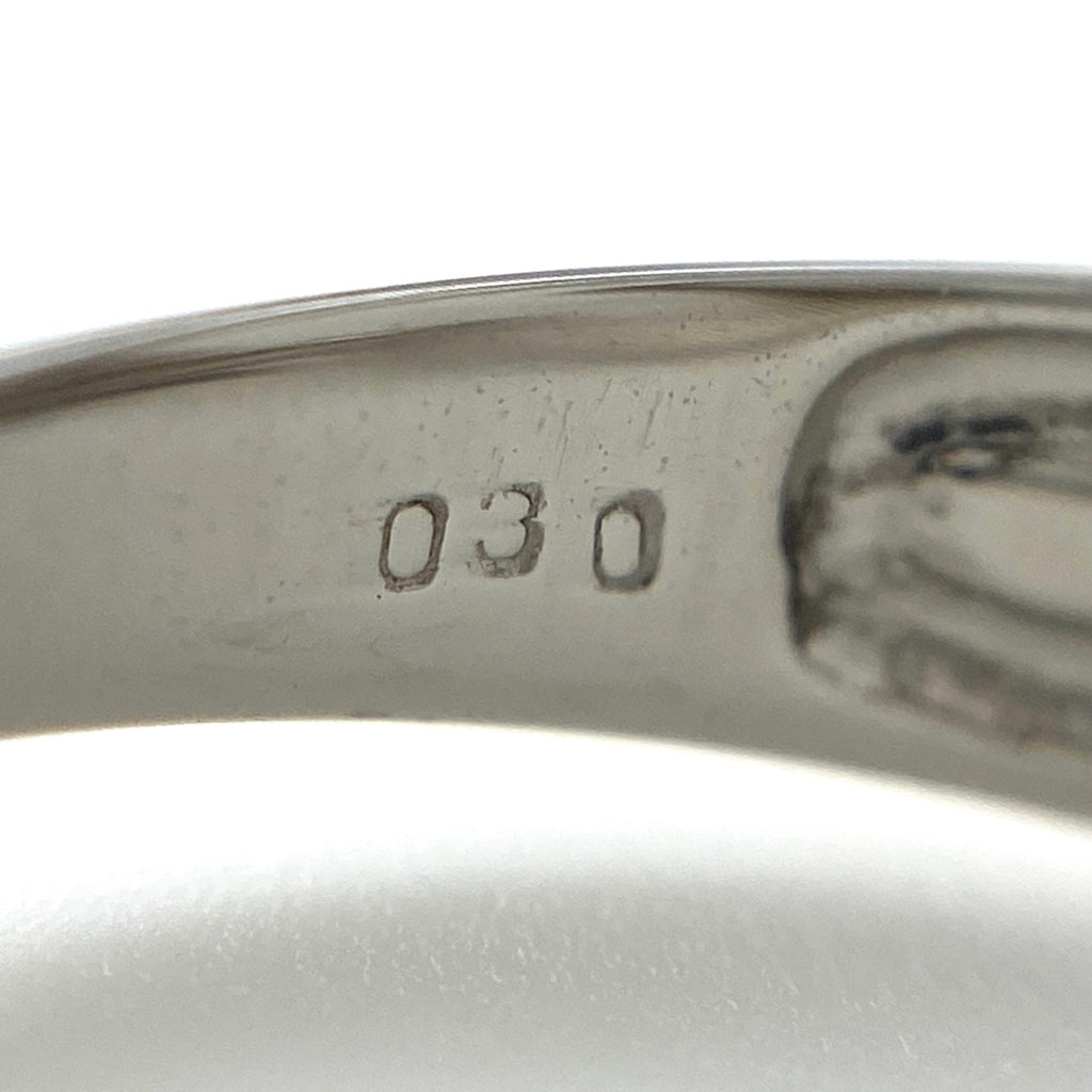 クロスモチーフ デザインリング プラチナ 指輪 メレダイヤ 十字架 リング 14号 Pt900 ダイヤモンド レディース 【中古】nbjwl