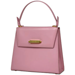 セリーヌ ロゴ ハンドバッグ レザー ピンク レディース 【中古】brbag