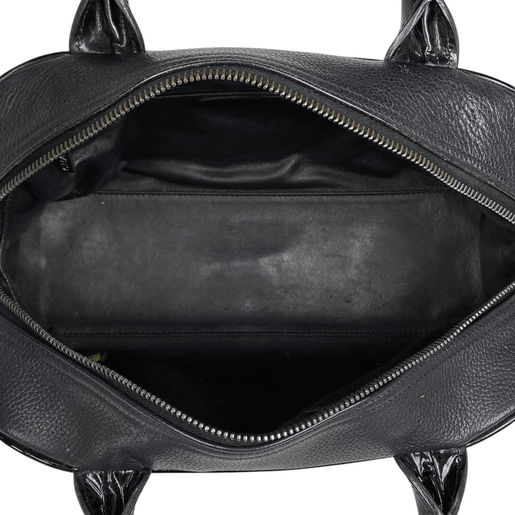 シャネル ロゴ ハンドバッグ マトラッセ ミニボストン ハンドバッグ レザー ブラック レディース 【中古】brbag