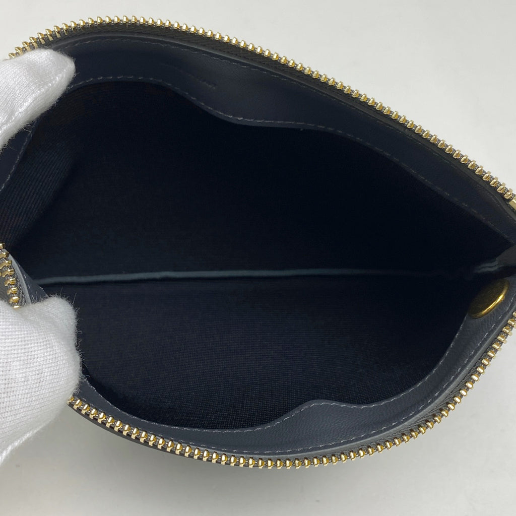 セリーヌ トリオ ショルダーバッグ スモール ショルダーバッグ レザー グレー レディース 【中古】brbag