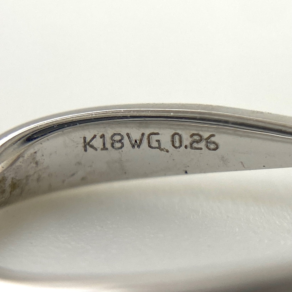メレダイヤ デザインピアス WG ホワイトゴールド ピアス K18 WG ダイヤモンド レディース 【中古】nbjwl