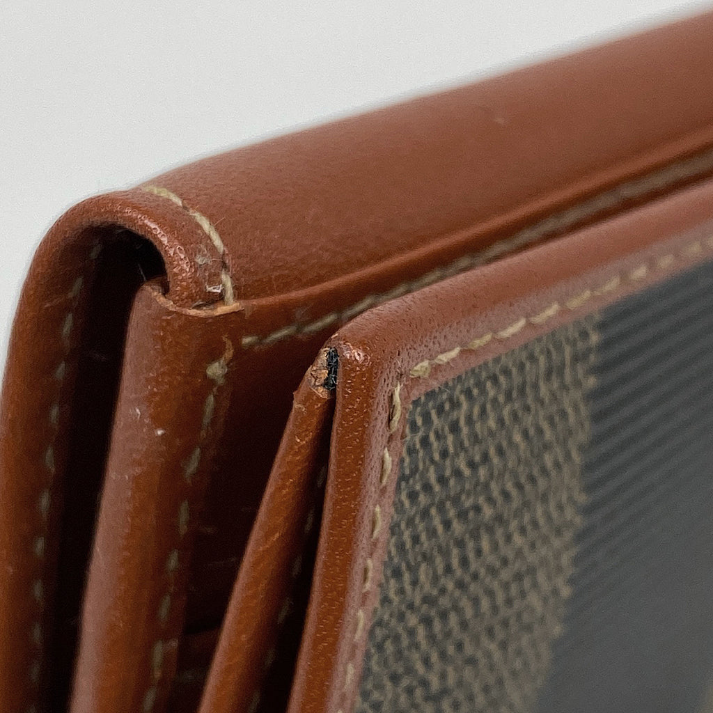 フェンディ ペカン柄 長財布 ズッカロゴ 長財布 コーティングキャンバス ブラック ブラウン 308060 レディース 【中古】brbag