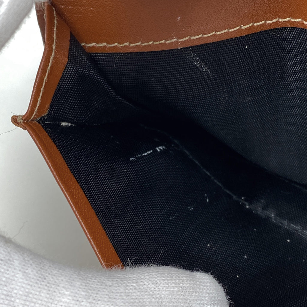 フェンディ ペカン柄 長財布 ズッカロゴ 長財布 コーティングキャンバス ブラック ブラウン 308060 レディース 【中古】brbag