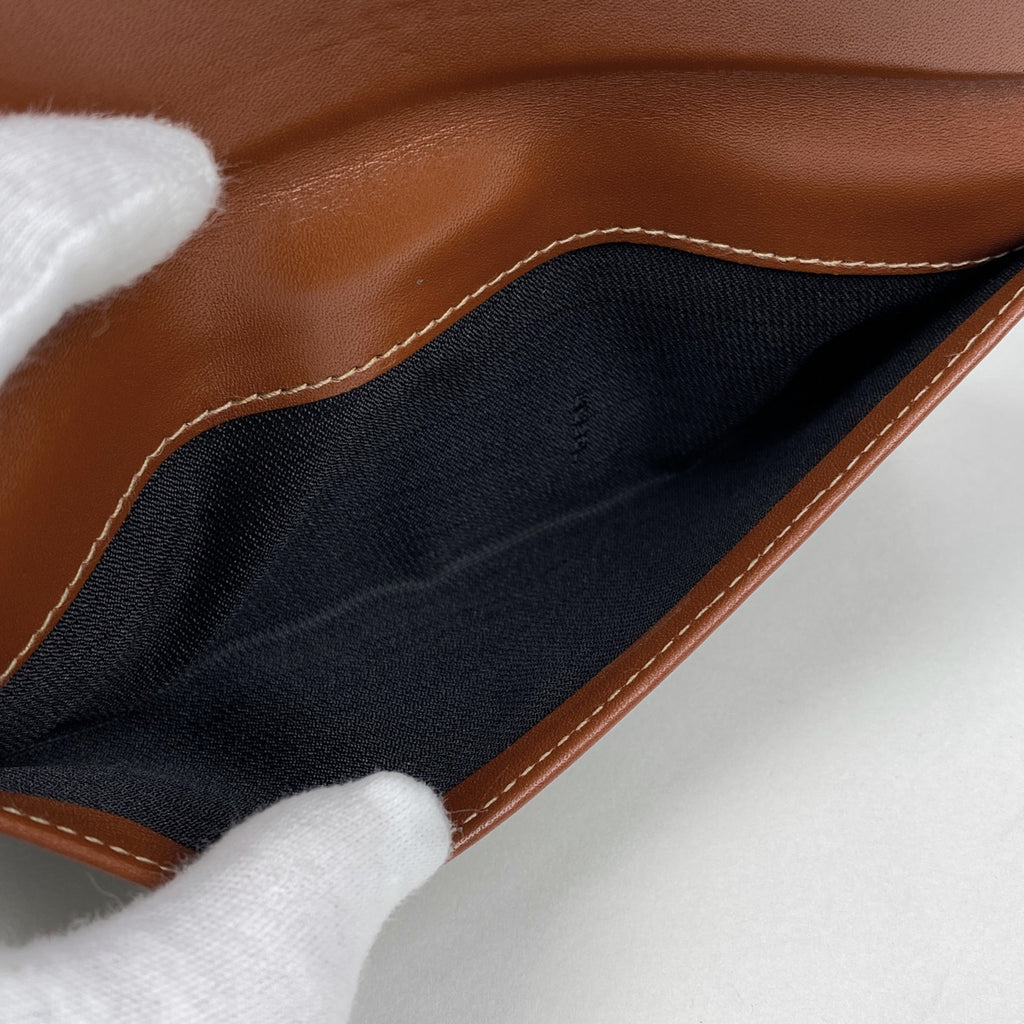 フェンディ ペカン柄 長財布 ズッカロゴ 長財布 コーティングキャンバス ブラック ブラウン 308060 レディース 【中古】brbag