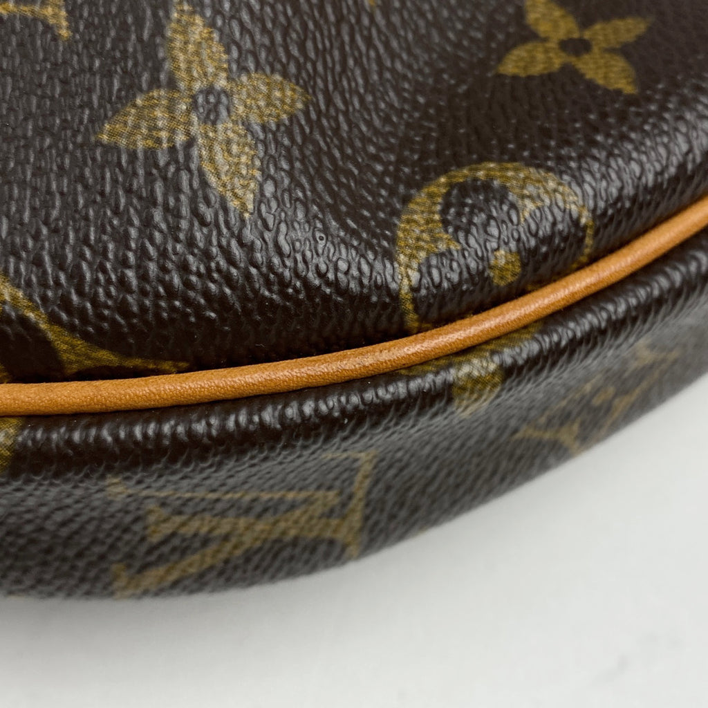 ルイ・ヴィトン クロワッサン MM ワンショルダー 肩掛け ショルダーバッグ モノグラム ブラウン M51512 レディース 【中古】brbag