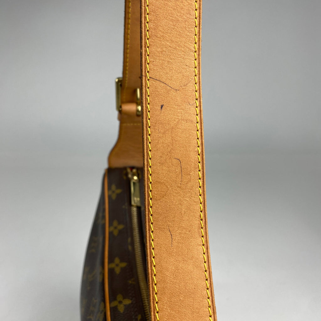 ルイ・ヴィトン クロワッサン MM ワンショルダー 肩掛け ショルダーバッグ モノグラム ブラウン M51512 レディース 【中古】brbag