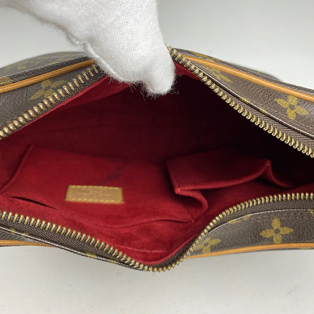 ルイ・ヴィトン クロワッサン MM ワンショルダー 肩掛け ショルダーバッグ モノグラム ブラウン M51512 レディース 【中古】brbag