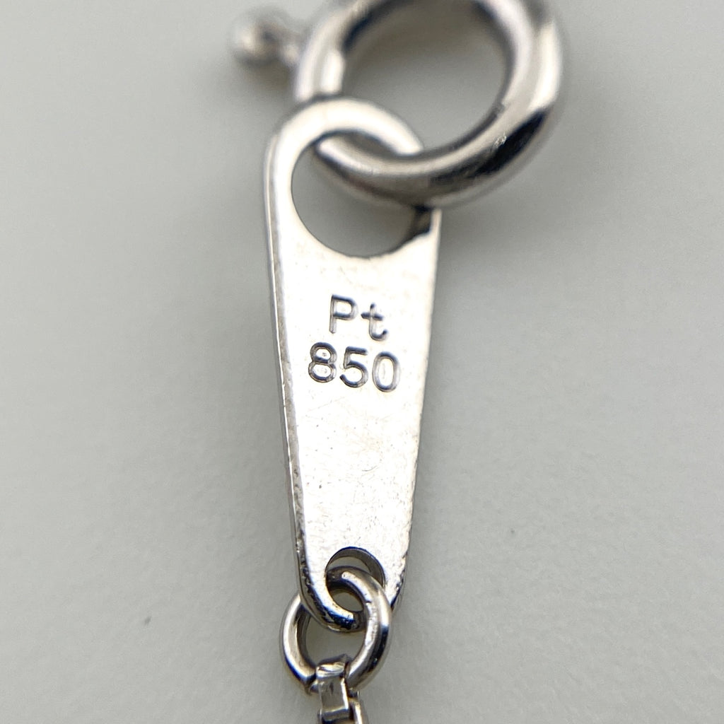 メレダイヤ デザインネックレス プラチナ ペンダント ネックレス Pt900 Pt850 ダイヤモンド レディース 【中古】nbjwl
