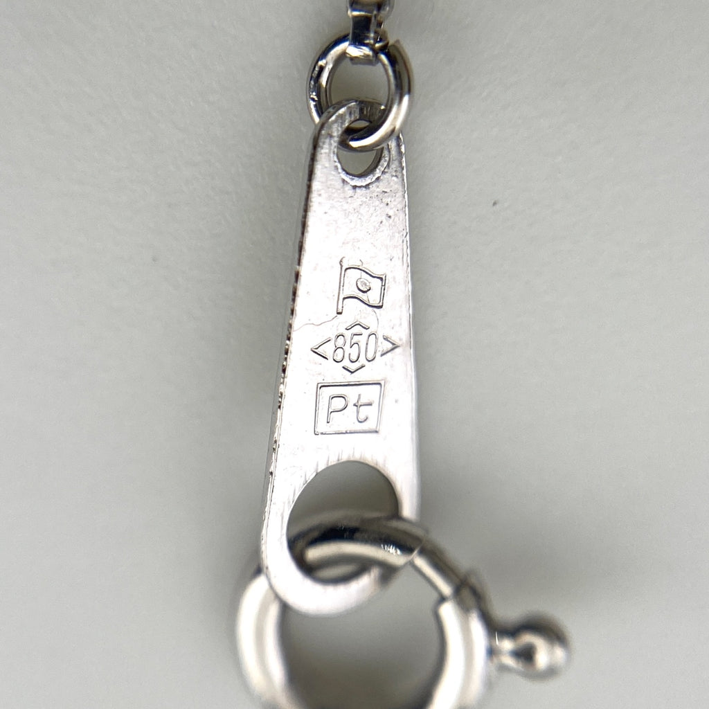 メレダイヤ デザインネックレス プラチナ ペンダント ネックレス Pt900 Pt850 ダイヤモンド レディース 【中古】nbjwl