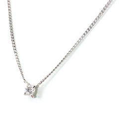 ダイヤモンド デザインネックレス プラチナ ペンダント ネックレス Pt850 ダイヤモンド レディース 【中古】nbjwl