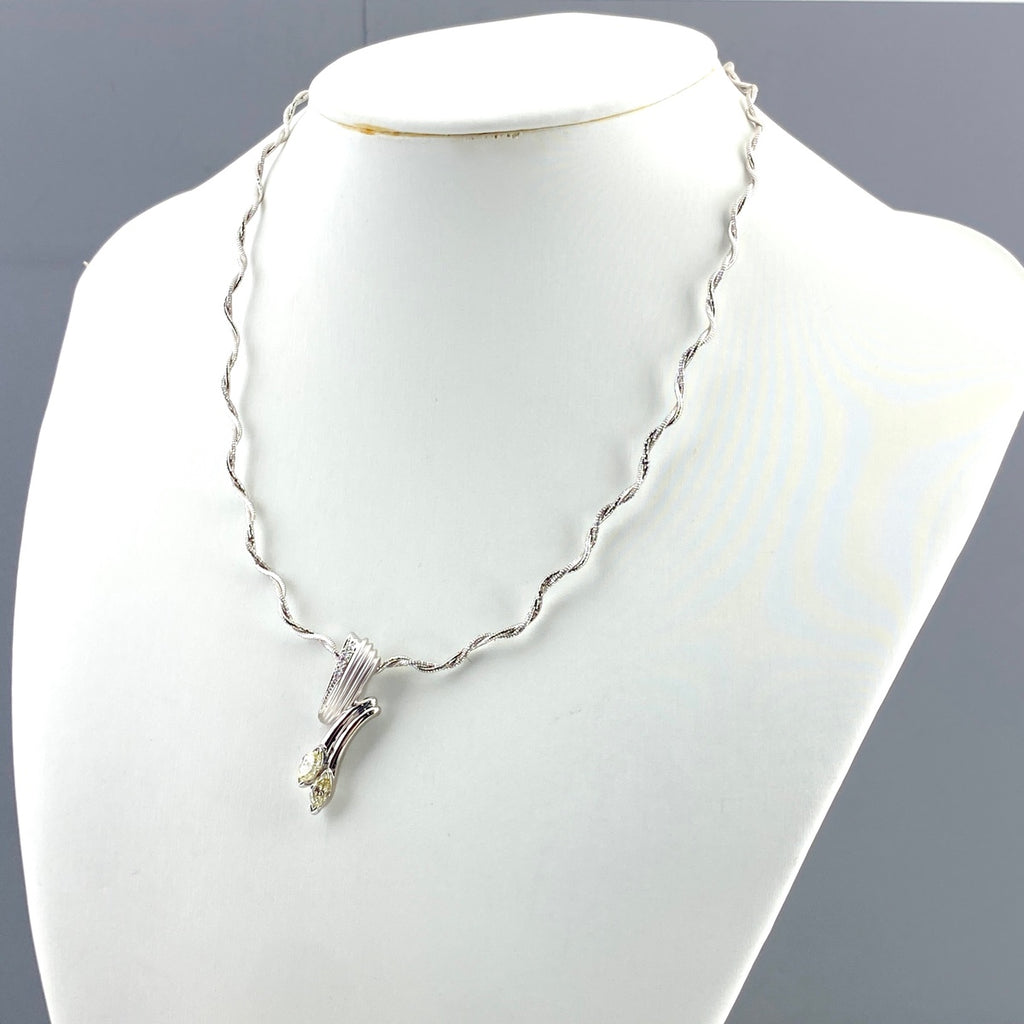 山本真理 メレダイヤ デザインネックレス プラチナ ペンダント ネックレス Pt900 750 ダイヤモンド レディース 【中古】brjwl