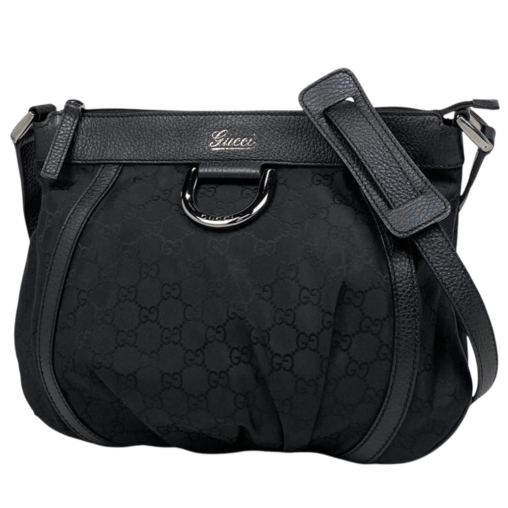 グッチ GG柄 ショルダーバッグ アビー ショルダーバッグ ナイロン ブラック 265691 レディース 【中古】brbag