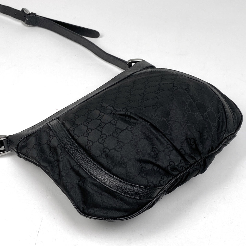 グッチ GG柄 ショルダーバッグ アビー ショルダーバッグ ナイロン ブラック 265691 レディース 【中古】brbag