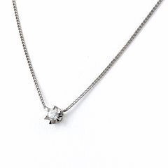 メレダイヤ デザインネックレス プラチナ ペンダント ネックレス Pt900 Pt850 ダイヤモンド レディース 【中古】nbjwl