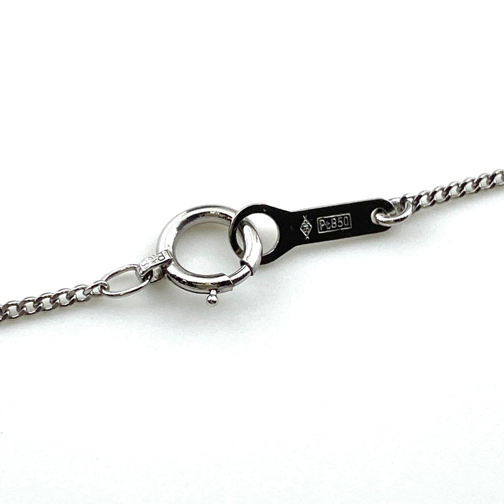 メレダイヤ デザインネックレス プラチナ ペンダント ネックレス Pt900 Pt850 ダイヤモンド レディース 【中古】nbjwl