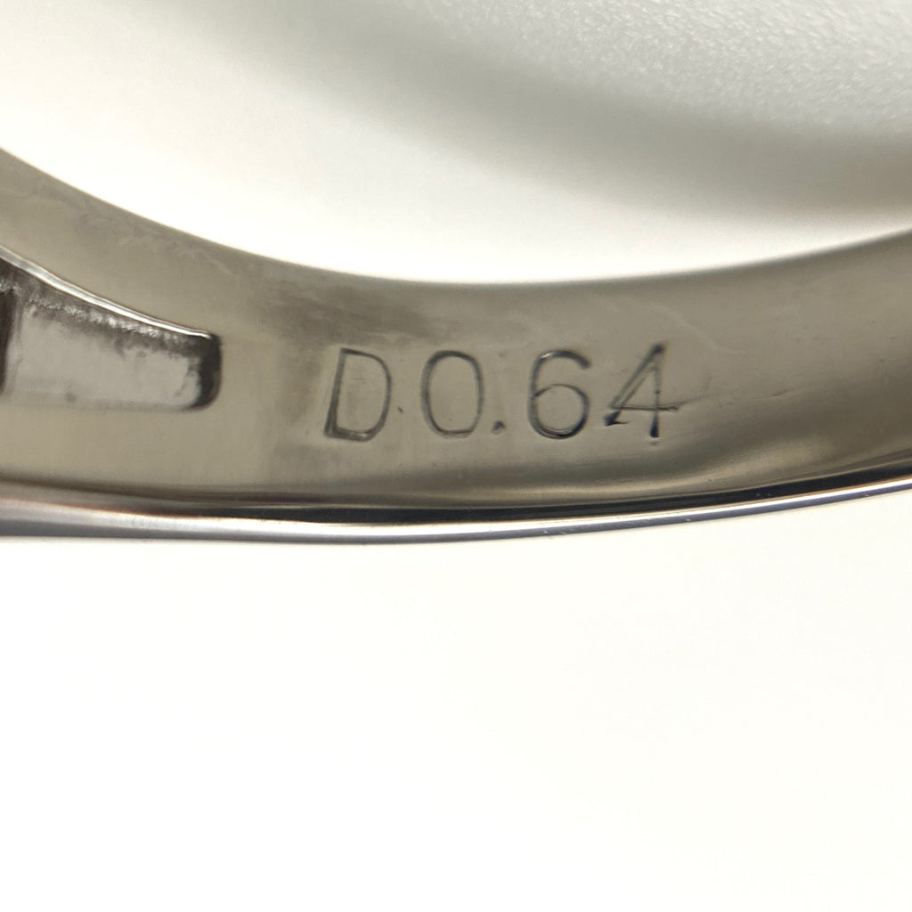 ルビー デザインリング プラチナ 指輪 メレダイヤ リング 9号 Pt900 ルビー ダイヤモンド レディース 【中古】nbjwl