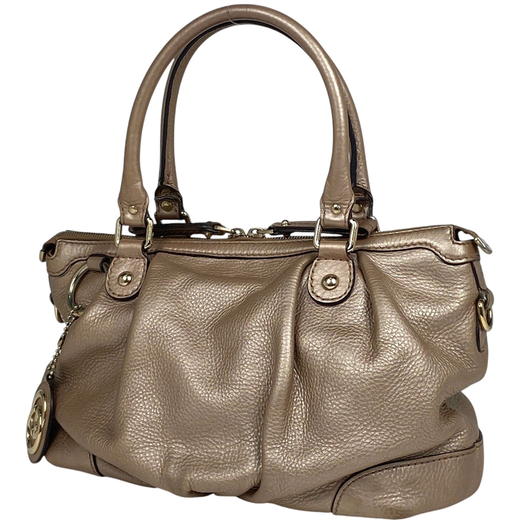 グッチ スーキー ハンドバッグ 2WAY ショルダーバッグ ハンドバッグ レザー ピンク 247902 レディース 【中古】brbag