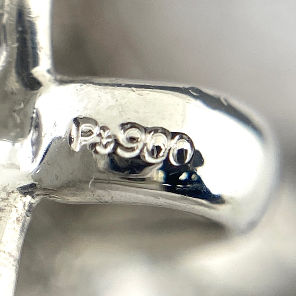メレダイヤ デザインネックレス プラチナ ペンダント ネックレス Pt900 Pt850 ダイヤモンド レディース 【中古】nbjwl