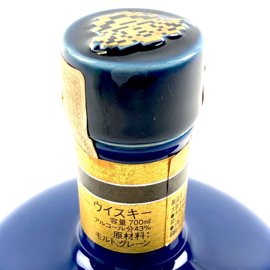 【東京都内限定お届け】 サントリー SUNTORY 創業100周年記念 感謝百年 1899-1999 佐治敬三 陶器ボトル 700ml 国産ウイスキー 【古酒】liqbb