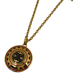 シャネル ココマーク チェーン ネックレス ラウンド ネックレス GP ゴールド レディース 【中古】bracc