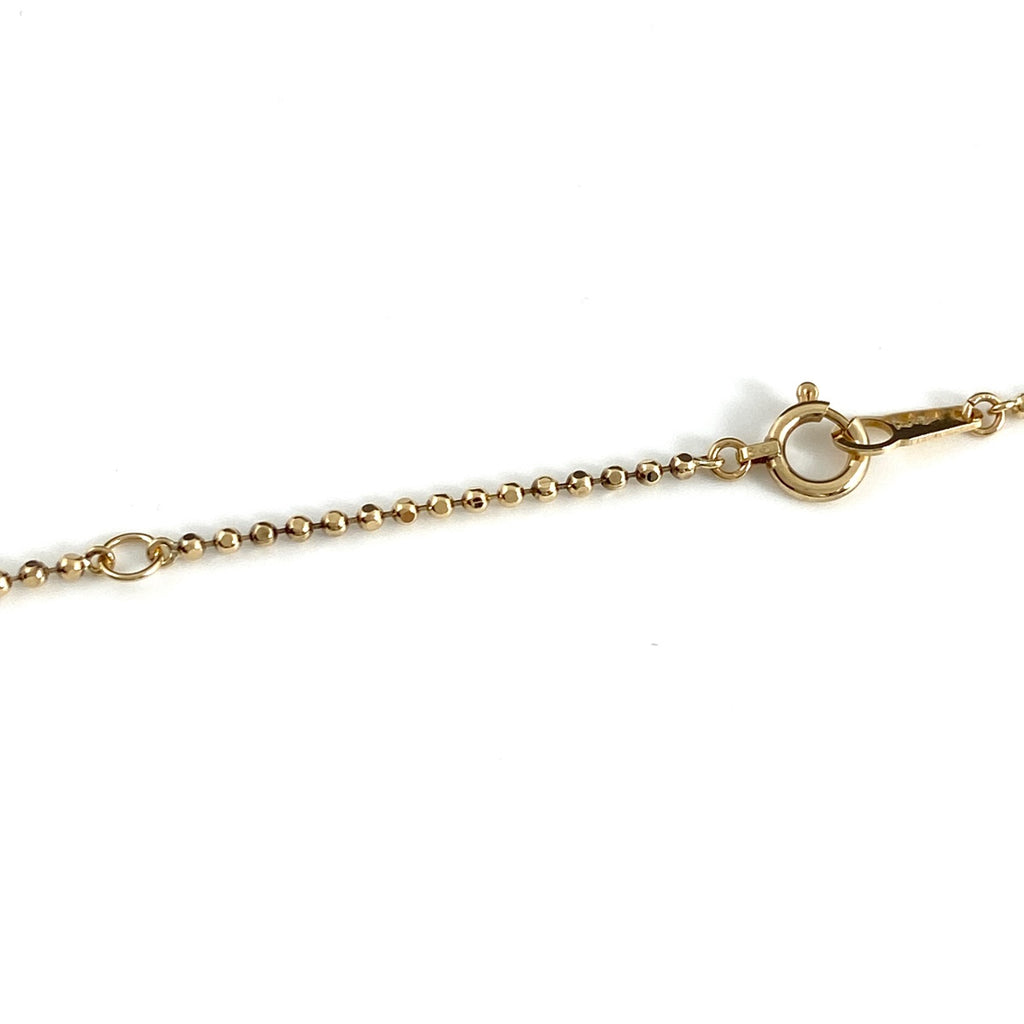 【最終値引き】 パール デザインネックレス YG イエローゴールド ペンダント メレダイヤ 真珠 ネックレス K18 750 パール レディース 【中古】nbjwl