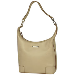 グッチ ロゴ ショルダーバッグ ワンショルダー ショルダーバッグ レザー クリーム 0014204 レディース 【中古】brbag