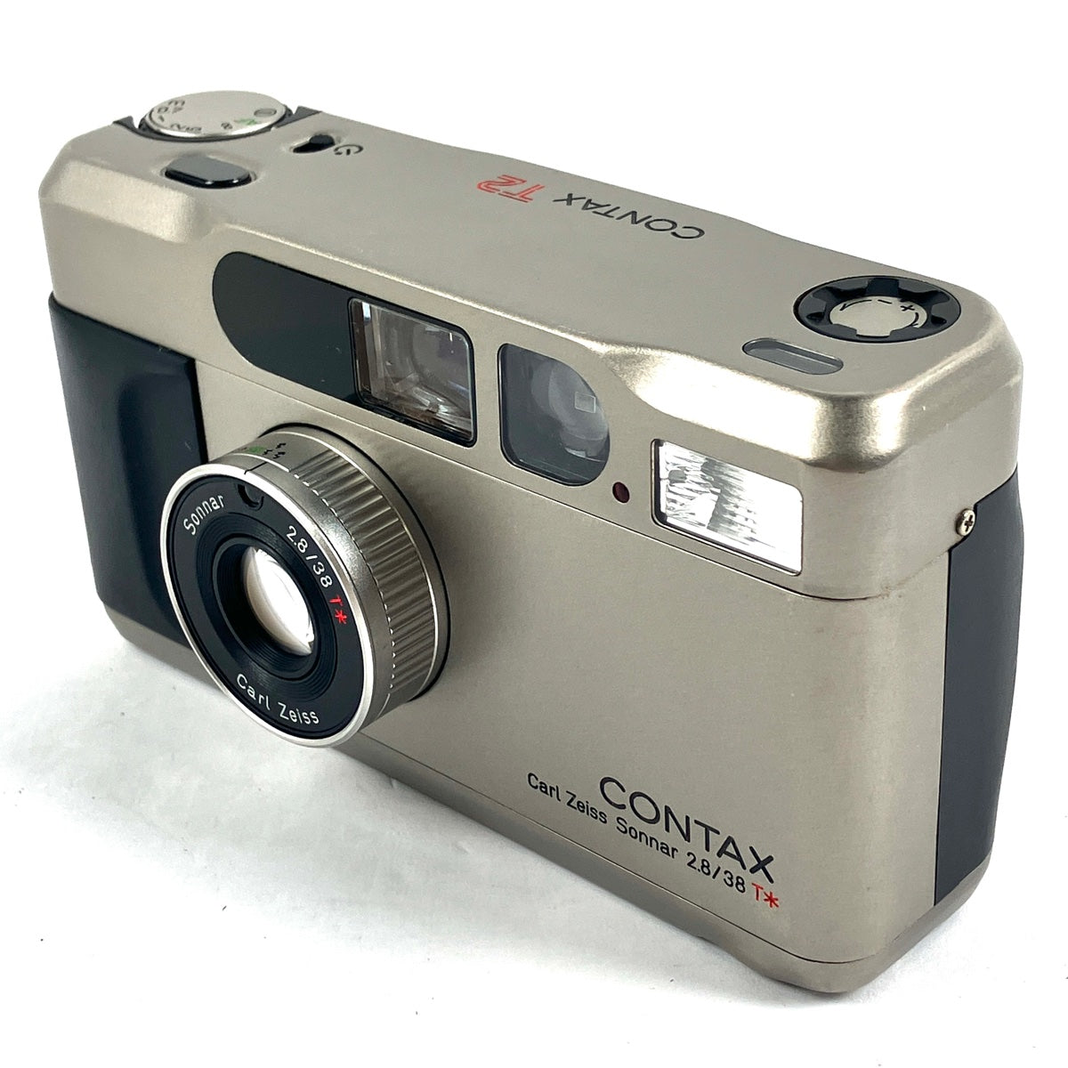 CONTAX T2 コンパクトフィルムカメラ シルバー バイセル公式】コンタックス CONTAX T2 チタンシルバー フィルム