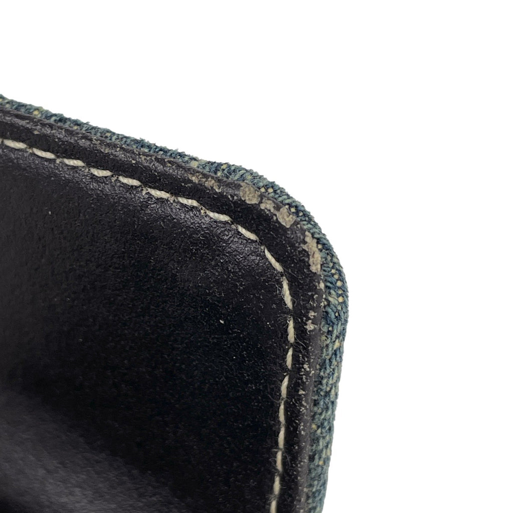シャネル チョコバー チェーン ショルダーバッグ ココマーク デニム ブルー A15316 レディース 【中古】brbag