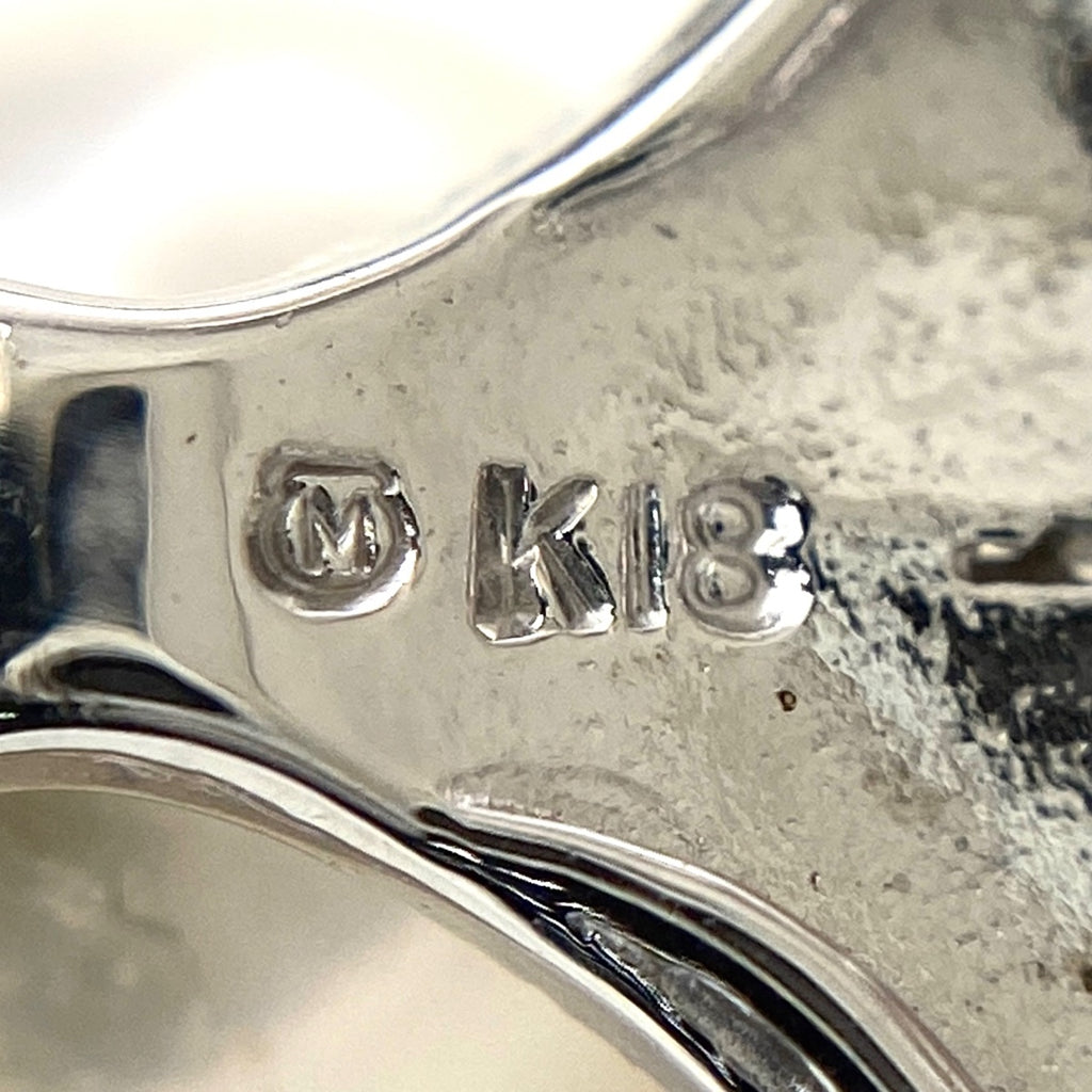 ミキモト パール デザインネックレス 真珠 ネックレス K18 パール レディース 【中古】brjwl