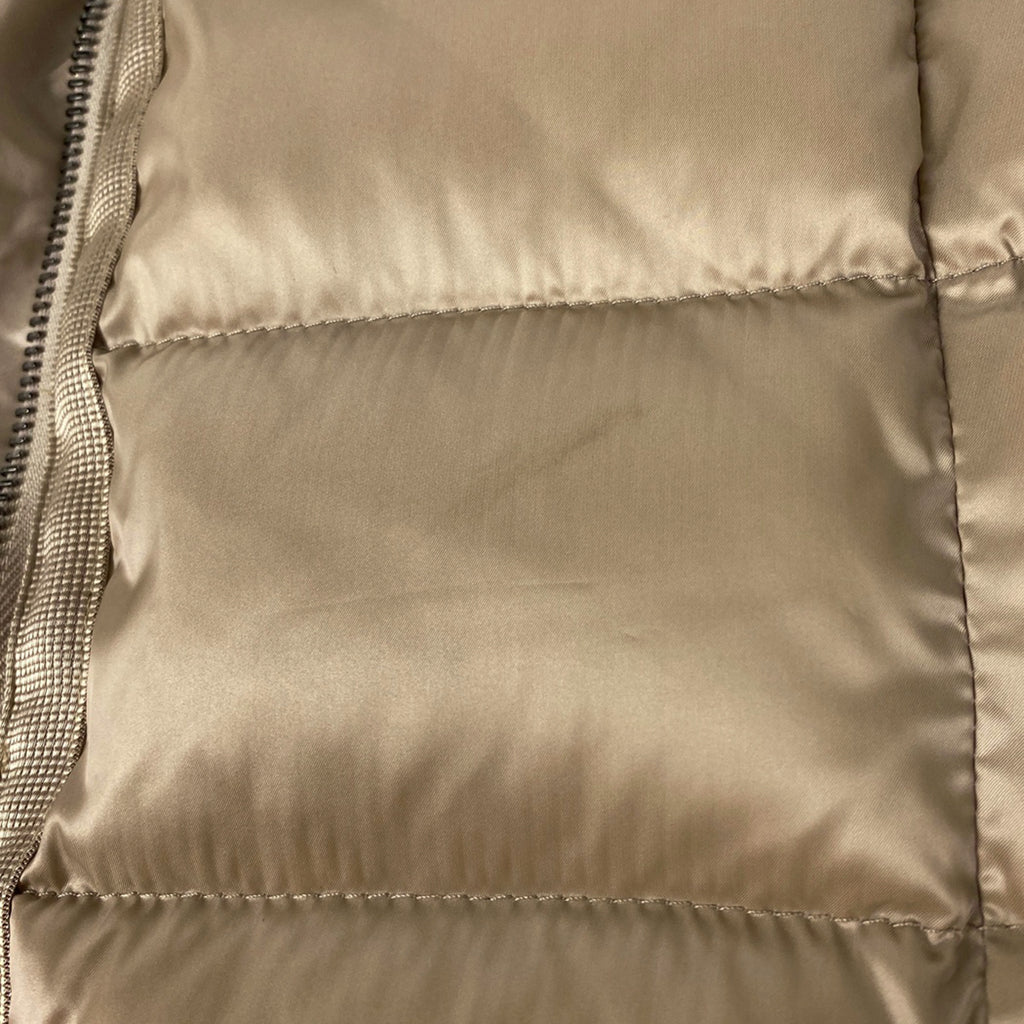 モンクレール ロゴベルト ダウンベスト TAREG GILET ダブルファスナー アウター ダウンベスト ベージュ レディース 【中古】brapp