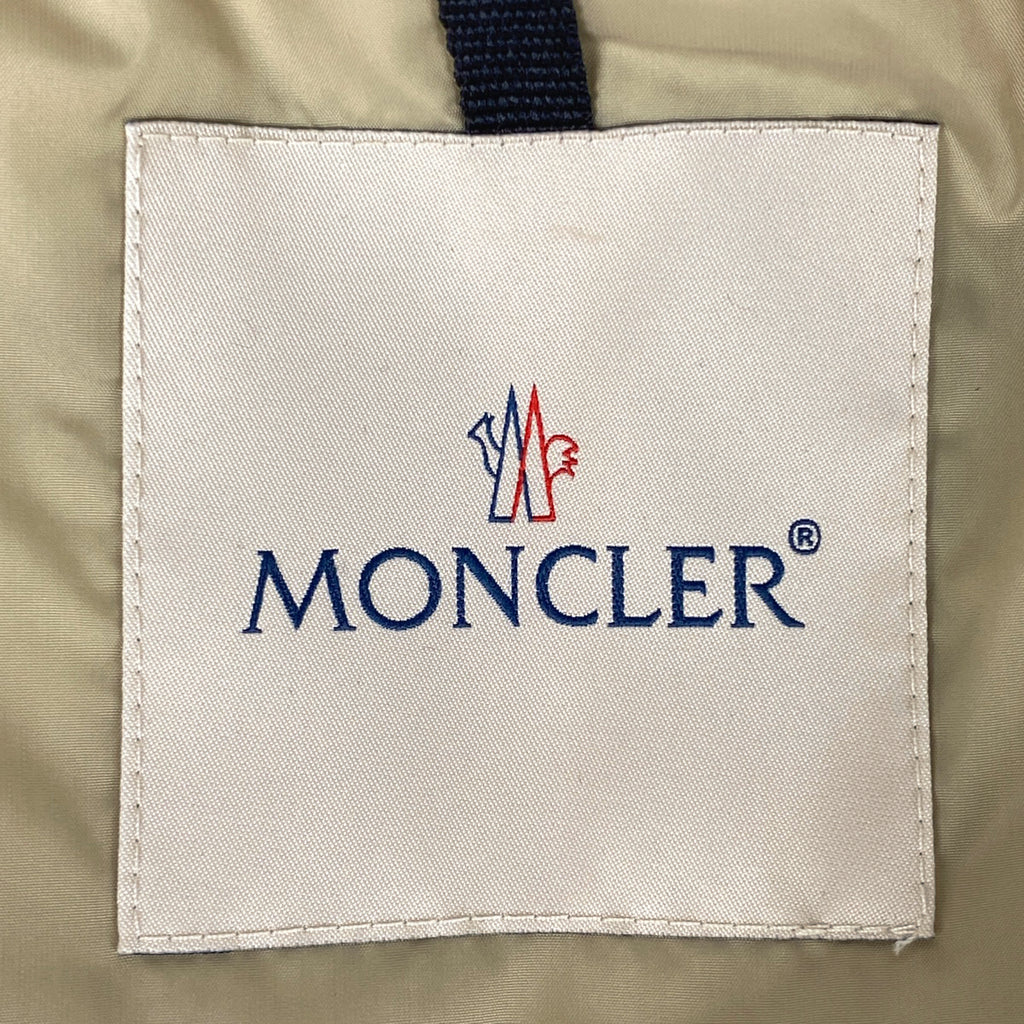 モンクレール ロゴベルト ダウンベスト TAREG GILET ダブルファスナー アウター ダウンベスト ベージュ レディース 【中古】brapp