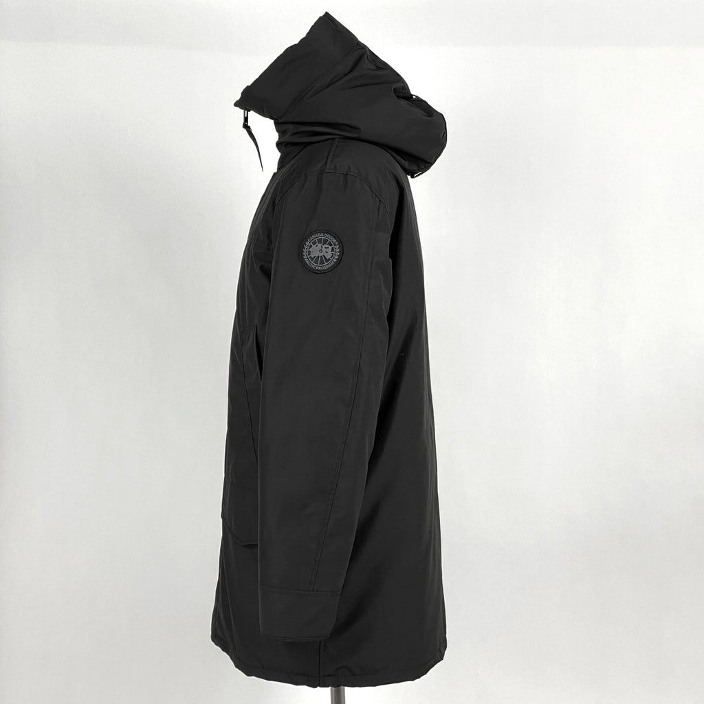 カナダグース ラングフォード パーカ Langford Parka アウター ダウンジャケット ブラック メンズ 【中古】