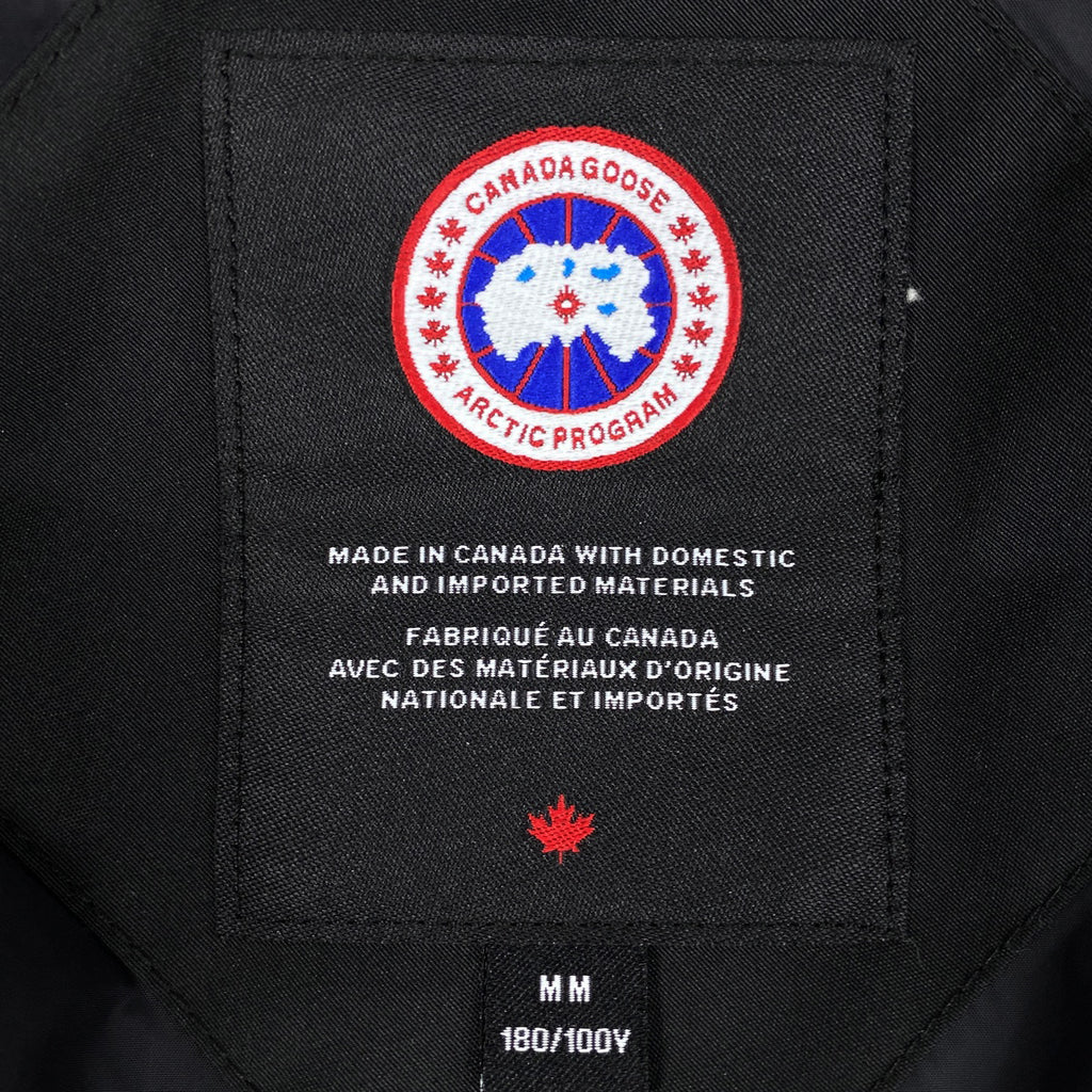 カナダグース ラングフォード パーカ Langford Parka アウター ダウンジャケット ブラック メンズ 【中古】